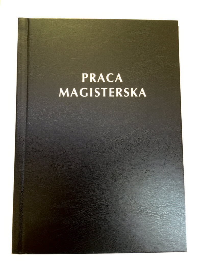 Okładka Kanałowa Czarna PRACA MAGISTERSKA B - FHU Sezam - Ksero I Druk ...