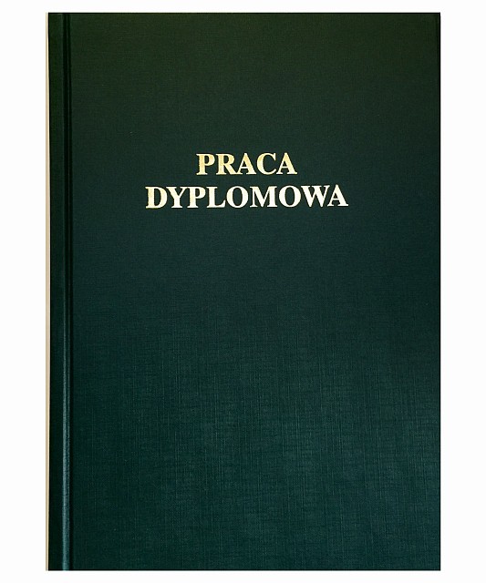 Okładka Kanałowa Twarda Zielona PRACA DYPLOMOWA C - FHU Sezam - Ksero I ...