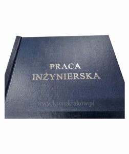 granatowa oprawa inżynierska