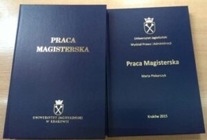 Praca MGR z logo UJ.