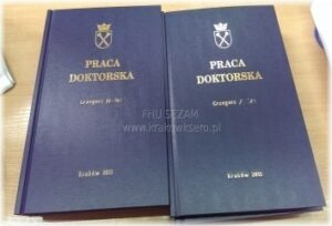 Praca doktorska.