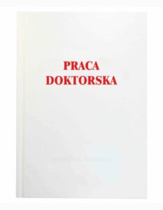 biała okładka praca doktorska