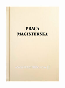 okładka srebrna projekt inżynierski