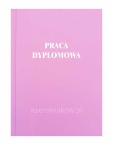 okładka różowa praca dyplomowa 70