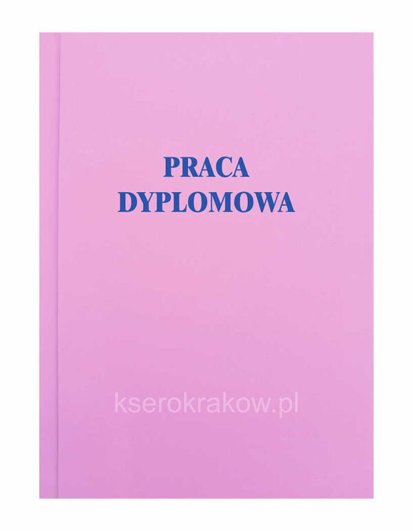 okładka różowa praca dyplomowa 66
