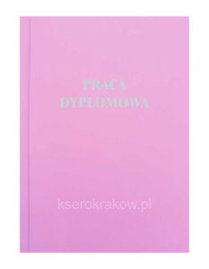 okładka różowa praca dyplomowa 67