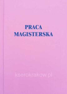 okładka różowa praca magisterska 60