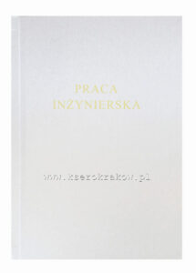 okładka srebrna projekt inżynierski