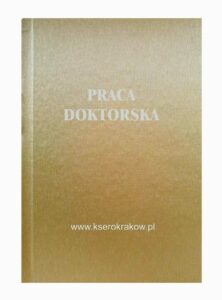 okładka złota praca doktorska