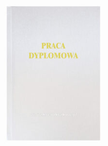 okładka srebrna praca dyplomowa