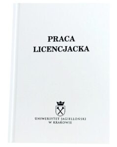 praca licencjacka białą