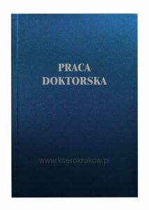 praca doktorska okładka techno