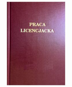 praca licencjacka bordowa