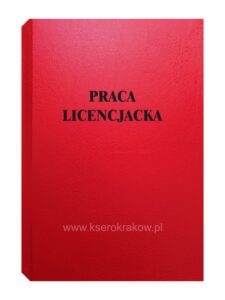 okładka czerwona praca licencjacka 1