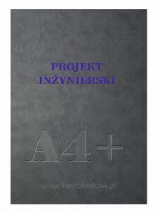 okładka szara projekt inżynierski