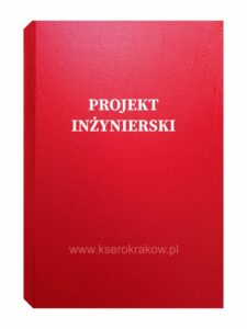 okładka czerwona projekt inżynierski 1