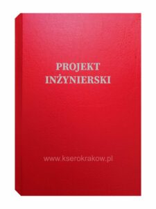 okładka czerwona projekt inżynierski 2
