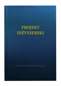 projekt inzynierski okladka techno granatowa