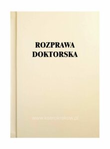 okładka ecru rozprawa doktorska