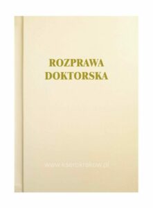 okładka ecru rozprawa doktorska