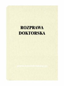 rozprawa doktorska 1
