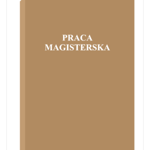 PRACA MAGISTERSKA okładka beżowa A4 1 szt. 7 - 16mm