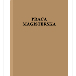 PRACA MAGISTERSKA okładka beżowa A4 1 szt. 7 - 16mm