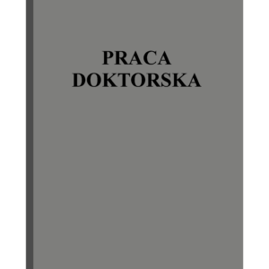 praca doktorska szara okładka