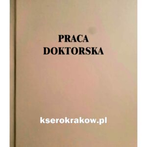 praca doktorska beżowa