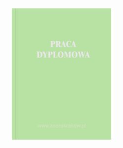 praca dyplomowa złocenie srebrne