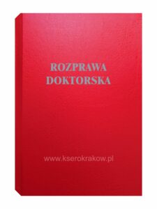 rozprawa doktorska