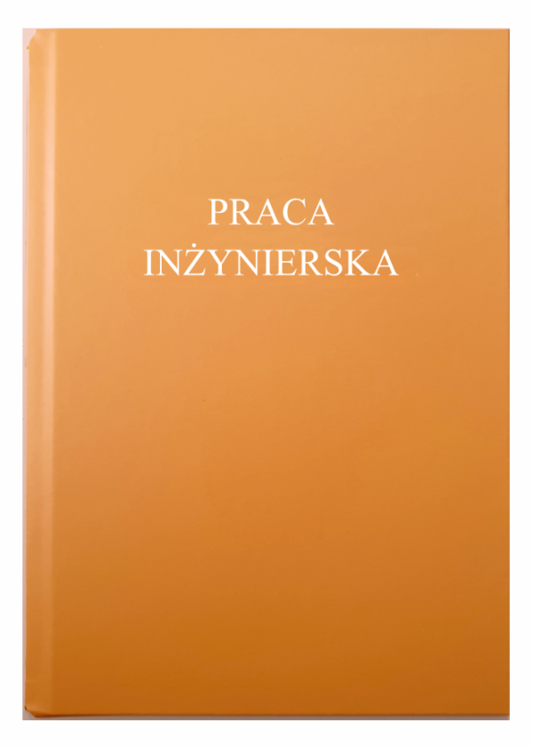 okładka do oprawy pracy inżynierskiej