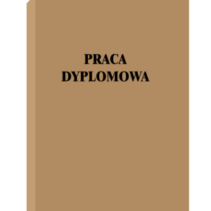 PRACA DYPLOMOWA okładka beżowa A4 1 szt. 7 - 16mm
