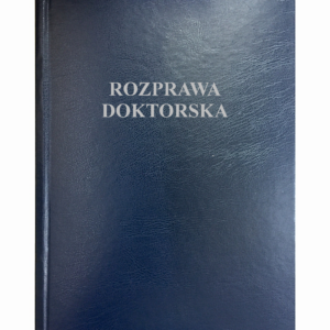 rozprawa doktorska  Granatowa A4